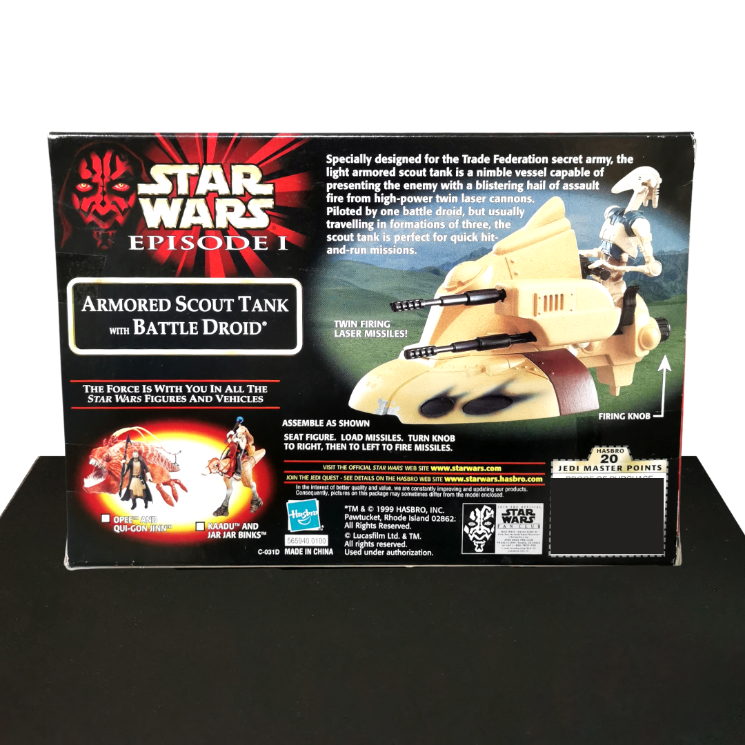 Armored Scout Tank & Battle Droid Episodio 1 1999 - Imagen 2