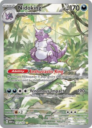 Nidoking - 174/165 - Pokémon TCG Scarlet & Violet 151