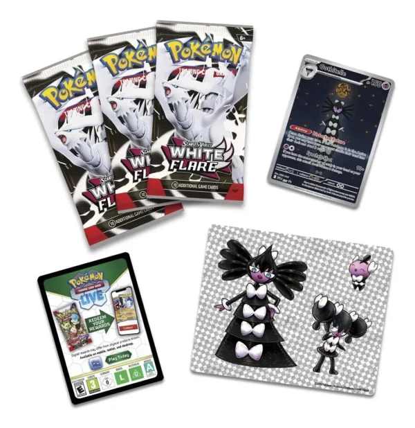 Pokémon TCG - White Flare Tech Sticker Collection - Imagen 2