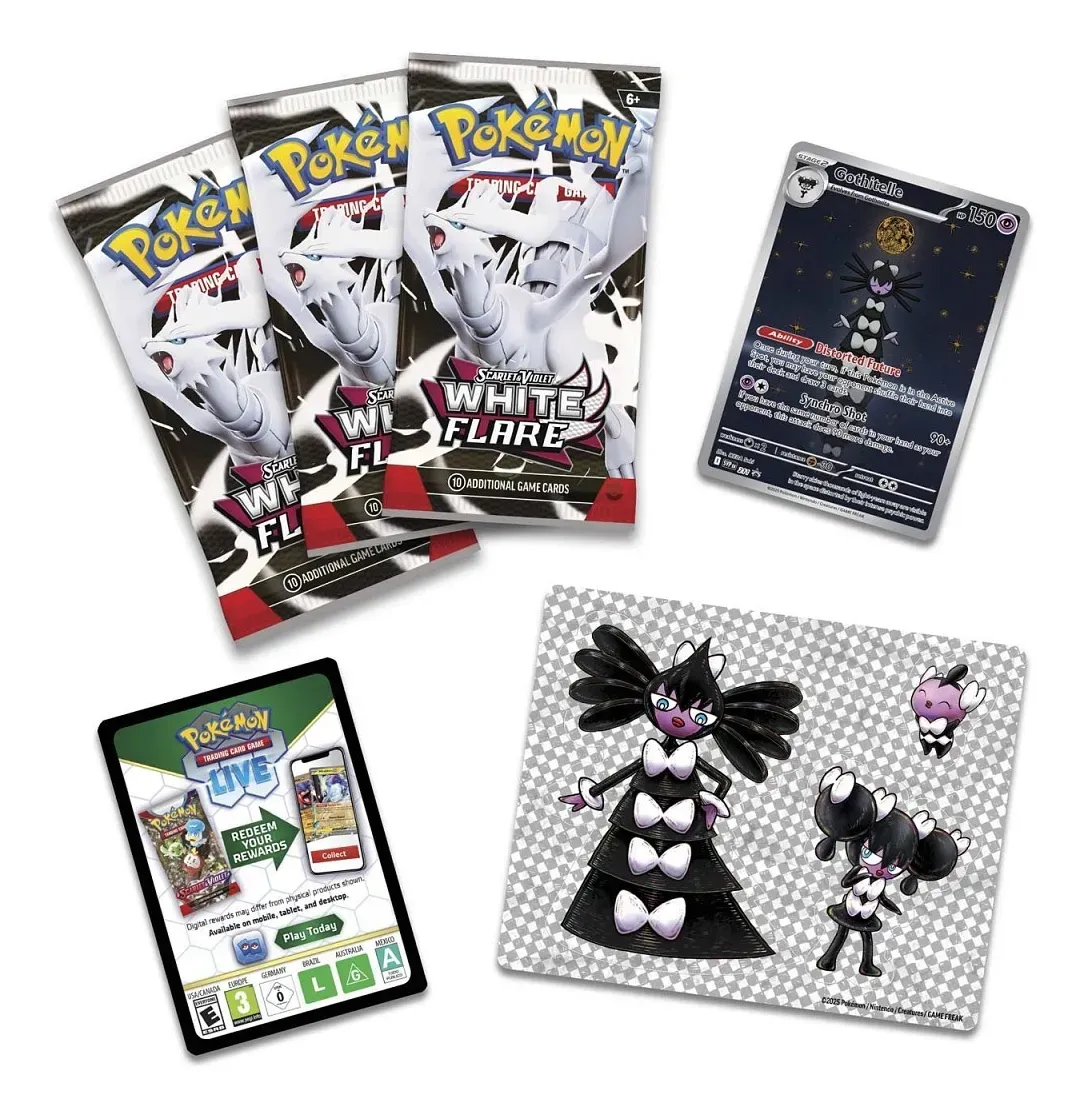 Pokémon TCG - White Flare Tech Sticker Collection - Imagen 2