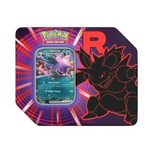 Pokémon TCG | Team Rocket Tin Nidoking EX Inglés