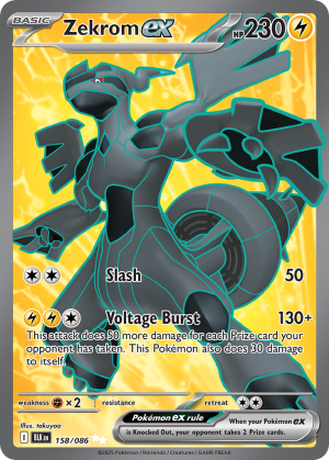 Zekrom ex - 158/86 - Black Bolt - Inglés