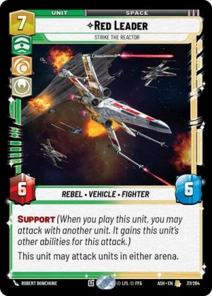 Red Leader - Strike the Reactor - 37/264 - Ashes of the Empire - Español