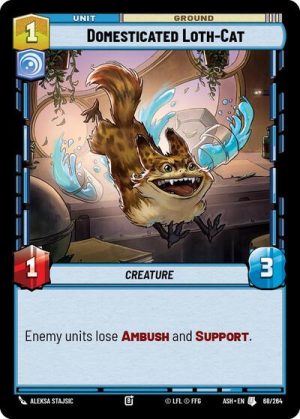 Domesticated Loth-Cat - 68/264 - Ashes of the Empire - Español