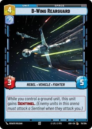 B-Wing Rearguard - 78/264 - Ashes of the Empire - Español