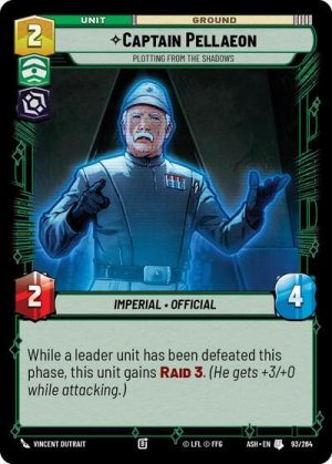 Captain Pellaeon - Plotting from the Shadows - 93/264 - Ashes of the Empire - Español
