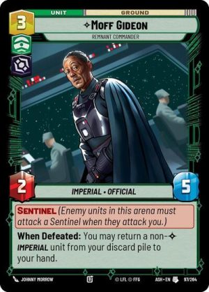 Moff Gideon - Remnant Commander - 97/264 - Ashes of the Empire - Español