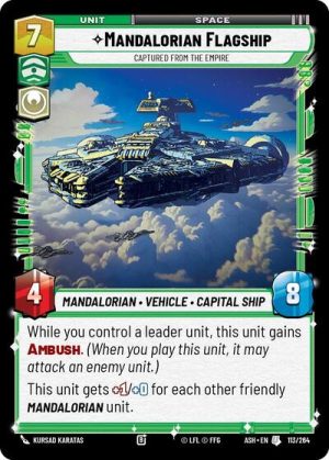 Mandalorian Flagship - Captured from the Empire - 113/264 - Ashes of the Empire - Español