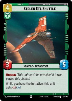 Stolen Eta Shuttle - 125/264 - Ashes of the Empire - Español