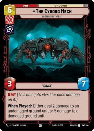 The Cyborg Mech - Mysterious Threat - 147/264 - Ashes of the Empire - Español