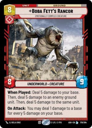 Boba Fett's Rancor - Emotionally Complex Creature - 179/264 - Ashes of the Empire - Español
