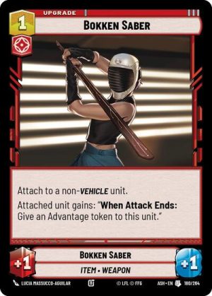 Bokken Saber - 180/264 - Ashes of the Empire - Español