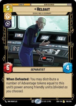 Helgait - Dooku Was a Visionary - 195/264 - Ashes of the Empire - Español