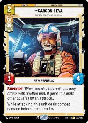 Carson Teva - There's Something Going On - 202/264 - Ashes of the Empire - Español