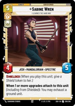 Sabine Wren - I Learned the Hard Way - 208/264 - Ashes of the Empire - Español