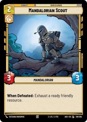 Mandalorian Scout - 216/264 - Ashes of the Empire - Español