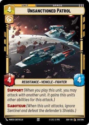 Unsanctioned Patrol - 222/264 - Ashes of the Empire - Español