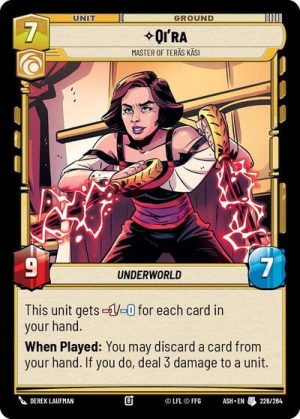 Qi'ra - Master of Teras Kasi - 226/264 - Ashes of the Empire - Español