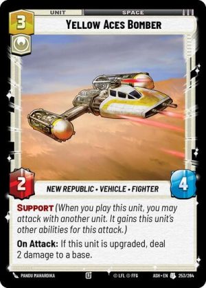 Yellow Aces Bomber - 253/264 - Ashes of the Empire - Español