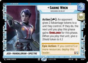 Sabine Wren - Bargaining on Belief - 6/264 - Ashes of the Empire - Español