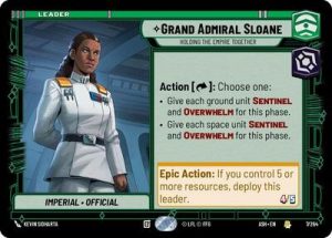 Grand Admiral Sloane - Holding the Empire Together - 7/264 - Ashes of the Empire - Español