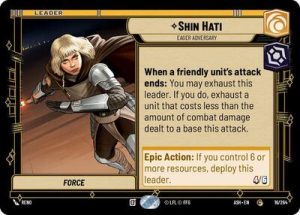 Shin Hati - Eager Adversary - 16/264 - Ashes of the Empire - Español