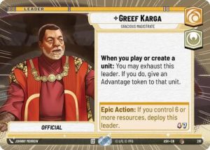 Greef Karga - Gracious Magistrate (Hyperspace) - 281 - Ashes of the Empire - Español