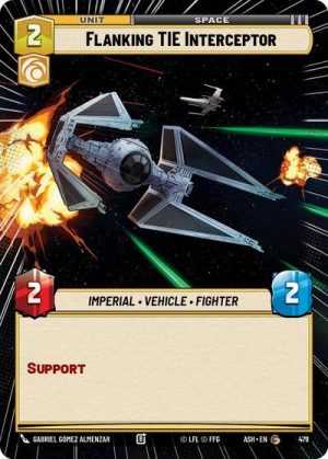 Flanking TIE Interceptor (Hyperspace) - 479 - Ashes of the Empire - Español