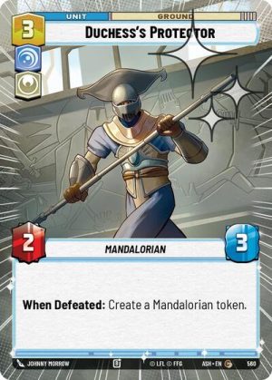 Duchess's Protector (Hyperspace Foil) - 560 - Ashes of the Empire - Español