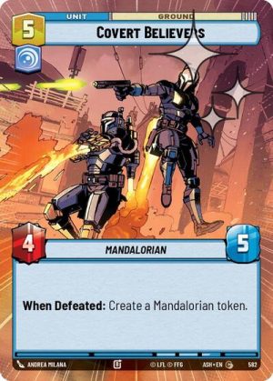 Covert Believers (Hyperspace Foil) - 582 - Ashes of the Empire - Español