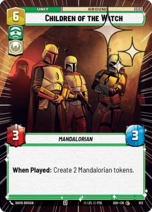 Children of the Watch (Hyperspace Foil) - 613 - Ashes of the Empire - Español