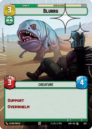 Blurrg (Hyperspace Foil) - 623 - Ashes of the Empire - Español