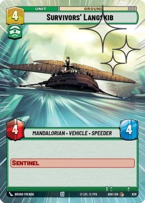 Survivors' Langskib (Hyperspace Foil) - 628 - Ashes of the Empire - Español