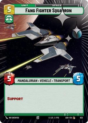 Fang Fighter Squadron (Hyperspace Foil) - 632 - Ashes of the Empire - Español