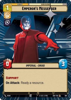 Emperor's Messenger (Hyperspace Foil) - 691 - Ashes of the Empire - Español