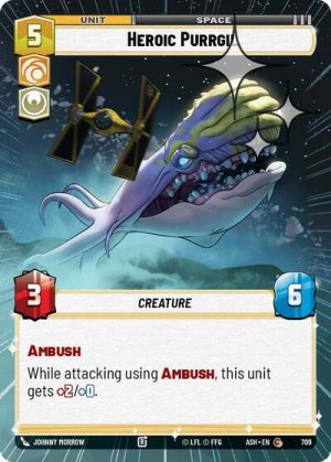 Heroic Purrgil (Hyperspace Foil) - 709 - Ashes of the Empire - Español