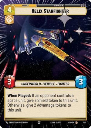 Helix Starfighter (Hyperspace Foil) - 723 - Ashes of the Empire - Español