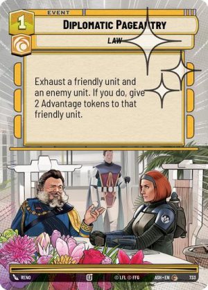 Diplomatic Pageantry (Hyperspace Foil) - 733 - Ashes of the Empire - Español