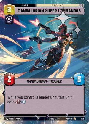 Mandalorian Super Commandos (Hyperspace Foil) - 742 - Ashes of the Empire - Español