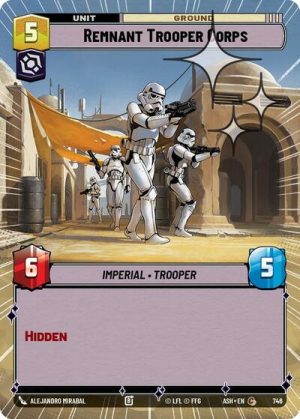Remnant Trooper Corps (Hyperspace Foil) - 746 - Ashes of the Empire - Español