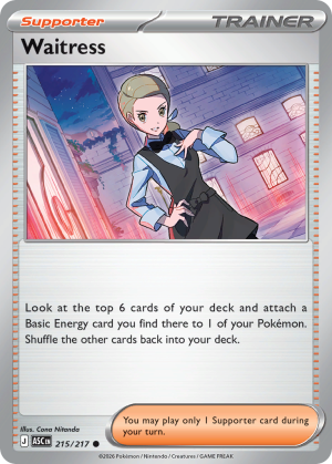 Waitress - 215/217 - Ascended Heroes - Inglés