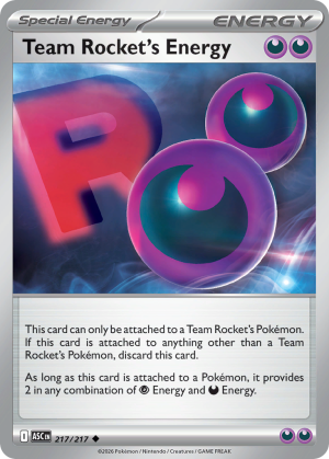 Team Rocket's Energy - 217/217 - Ascended Heroes - Inglés
