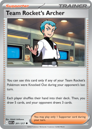 Team Rocket's Archer - 201/217 - Ascended Heroes - Inglés