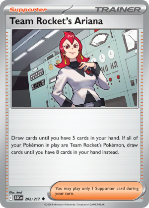 Team Rocket's Ariana - 202/217 - Ascended Heroes - Inglés