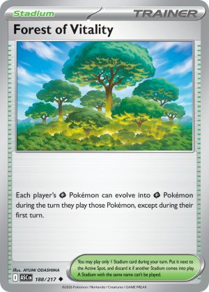 Forest of Vitality - 188/217 - Ascended Heroes - Inglés