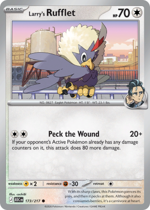 Larry's Rufflet - 173/217 - Ascended Heroes - Inglés