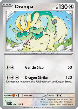 Drampa - 176/217 - Ascended Heroes - Inglés