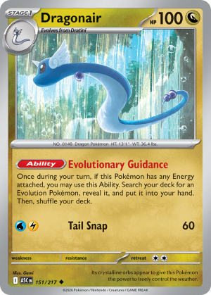 Dragonair - 151/217 - Ascended Heroes - Inglés