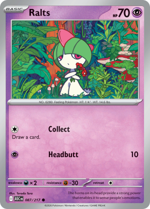 Ralts - 87/217 - Ascended Heroes - Inglés