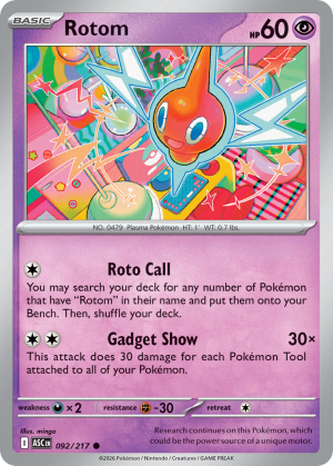 Rotom - 92/217 - Ascended Heroes - Inglés